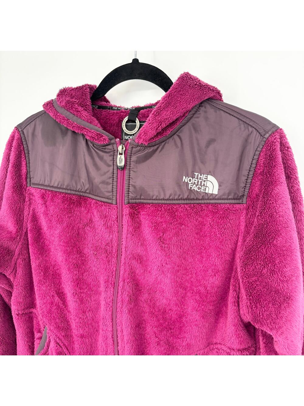 The North Face Purple Magenta Oso Fleece Hooded Jacket Size M